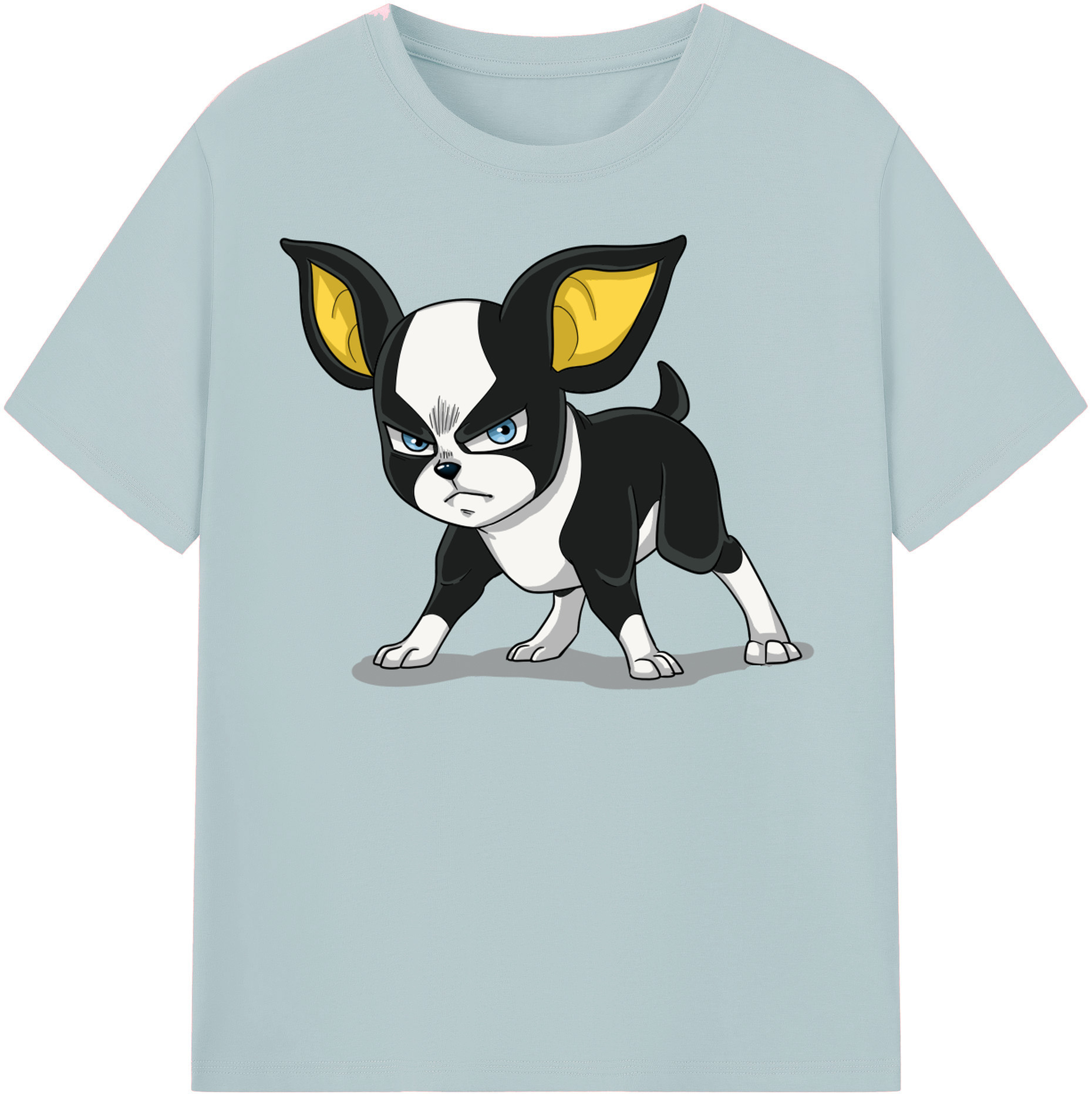 （画像用） ジョジョの奇妙な冒険 イギー JoJo's Bizarre Adventure Iggy 綿100％半袖Tシャツ（フロントプリント）